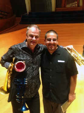 Hanging with Jens Lindeman at Kaufman Center Hanging with Jens Lindeman at Kaufman Center